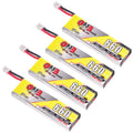 4pcs 660mAh 1S Lipo Battery, 3.8V LiHV 90C/180C JST-PH2.0 Connector for FPV Tiny Whoop Like Eachines Trashcan, Emax Tinyhawk Freestyle II, Snapper7, Mobula7,75mm Micro FPV Racing Drone