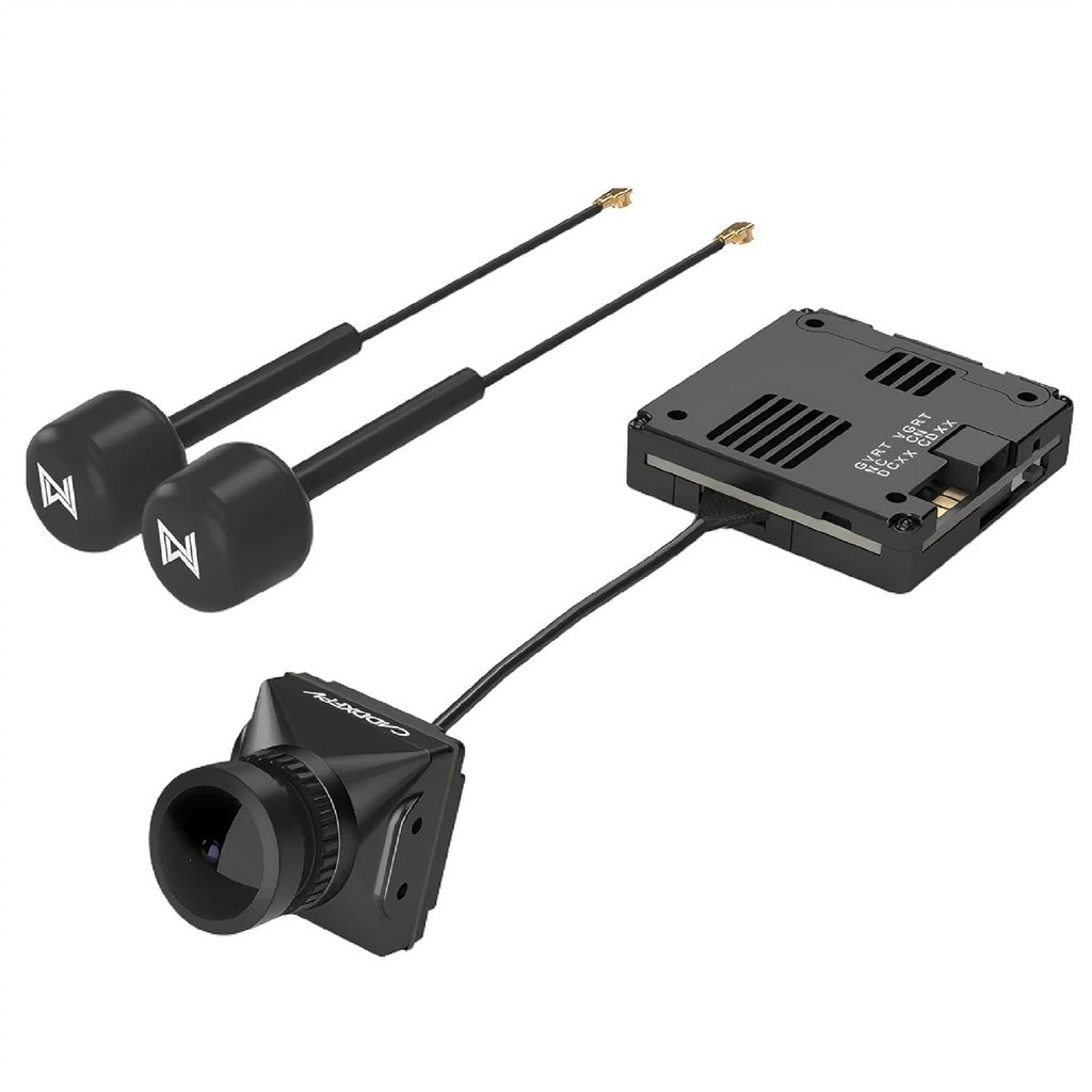 Caddx FPV Walksnail Avatar Pro Kit, Air Unit Pro for FPV Drone with Excellent Night Vision, Dual Antennas, Gyroflow Support, Digital Transmission System, 4km Max Range, 22ms Low Latency, 160° FOV, 1080P/60fps H.265 Video Recording, 1/1.8-inch Starvis II