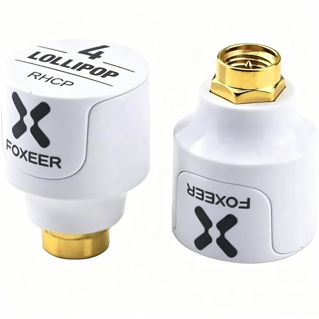 2pcs FOXEER FPV Antenna Lollipop 4 5.8GHz RHCP 2.6Dbi Stubby Antenna SMA for FPV Drone Racing Quadcopeter Multicopter Fatshark Goggles TX RX