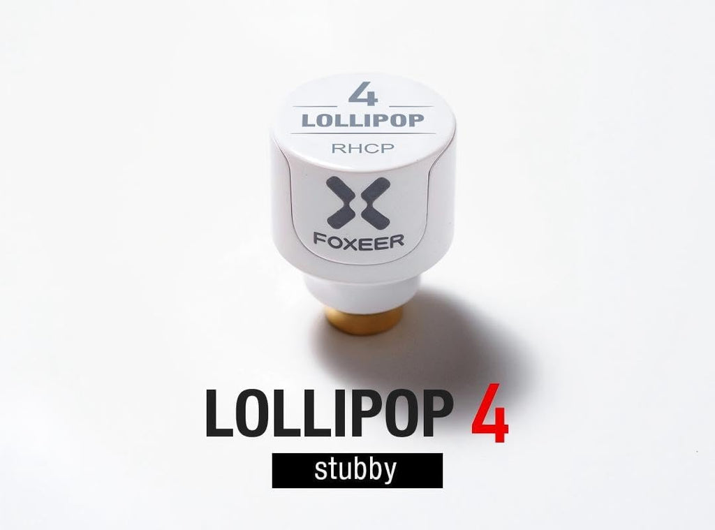2pcs FOXEER FPV Antenna Lollipop 4 5.8GHz RHCP 2.6Dbi Stubby Antenna SMA for FPV Drone Racing Quadcopeter Multicopter Fatshark Goggles TX RX