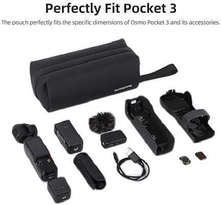 Carrying Case for DJI Osmo Pocket 3, Portable Travel Storage Shoulder Bag, Large Capacity Protective Handbag for DJI Osmo Pocket 3 Creator Combo Camera Accessories