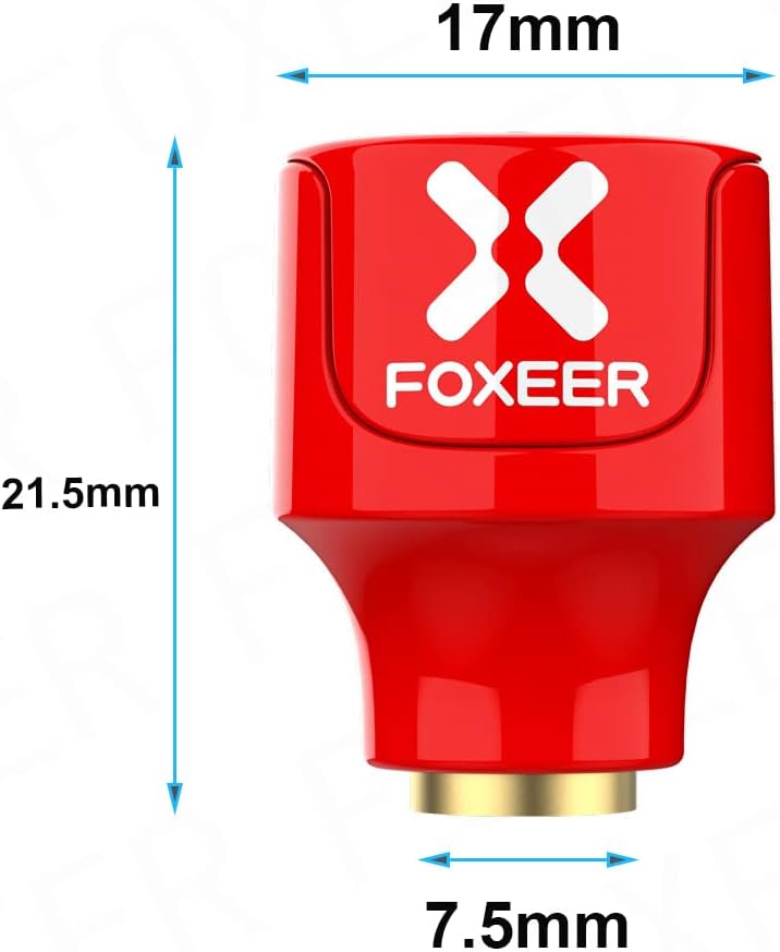 2pcs FOXEER FPV Antenna Lollipop 5.8GHz RHCP 2.5Dbi Stubby Antenna SMA for FPV Racing Drone Fatshark Goggles TX RX