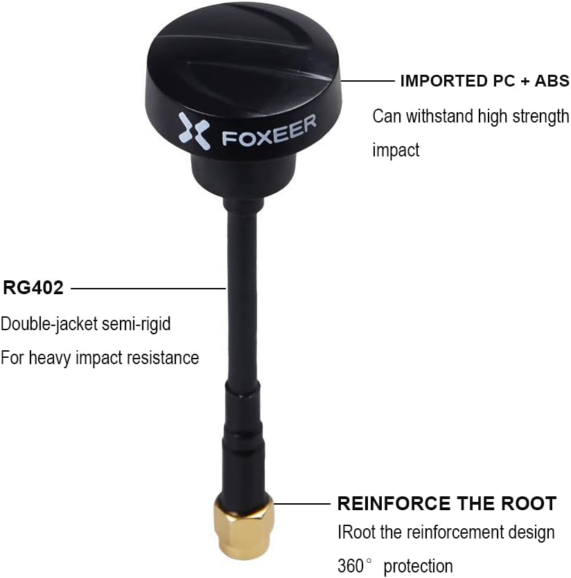 FPV Antenna 5.8GHz Pagoda RHCP Omnidirectional for RC Drone FPV Racing Quadcopeter Multicopter TX/RX RP-SMA
