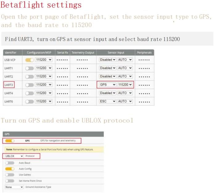 FPV GPS Module with QMC5883L Compass, Upgraded 10th Generation Chip Fast Satellite Positioning for FPV Racing Drone