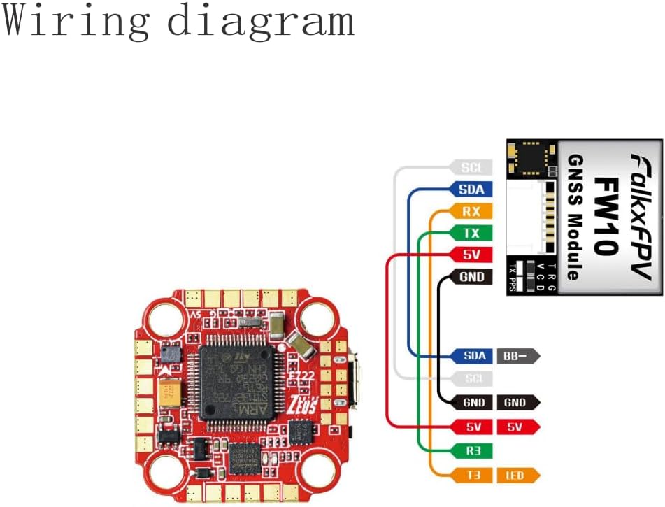 FPV GPS Module with QMC5883L Compass, Upgraded 10th Generation Chip Fast Satellite Positioning for FPV Racing Drone