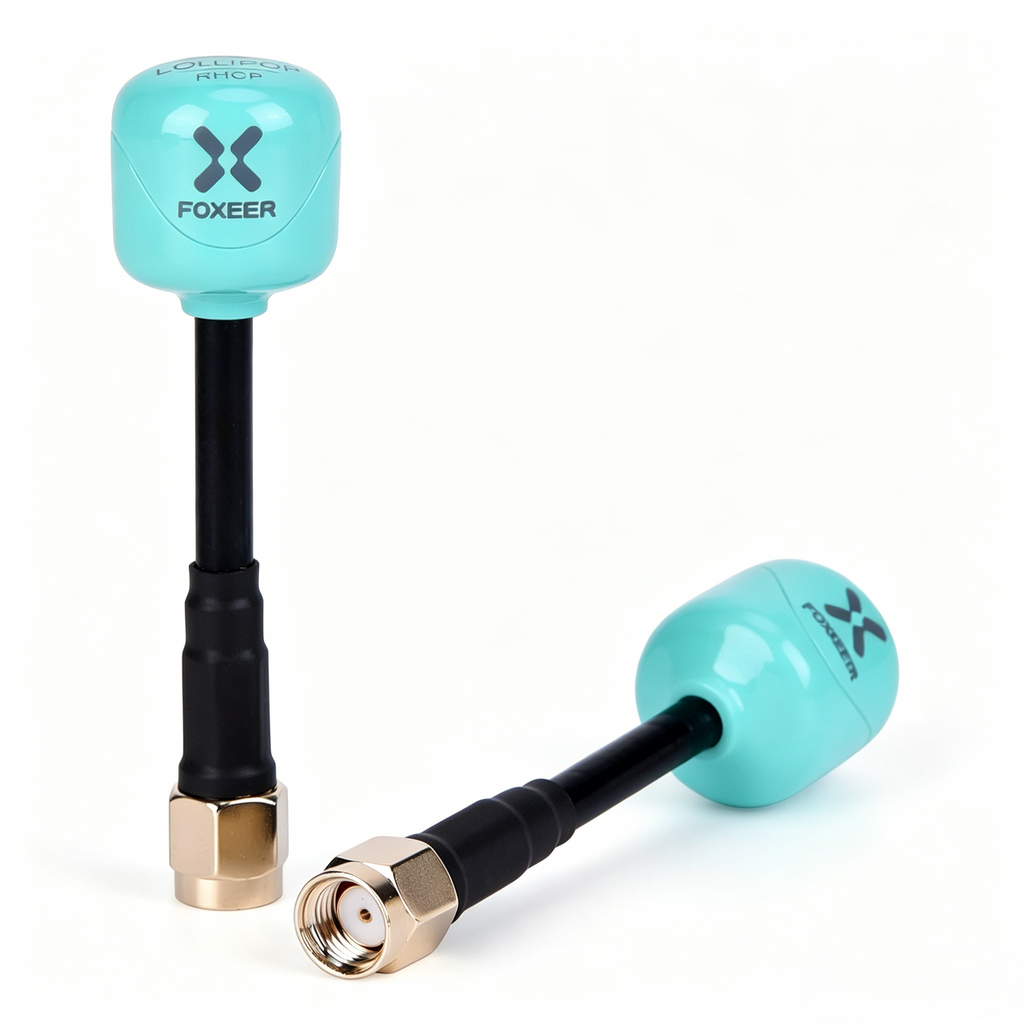 2pcs FPV Antenna Foxeer Lollipop 4 Plus 2.6dBi 5.8GHz RHCP TX RX for FPV Racing Drone