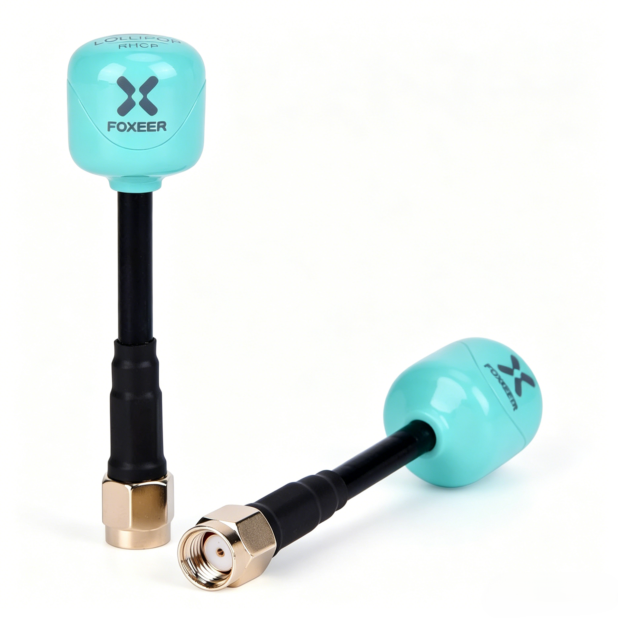 2pcs FPV Antenna Foxeer Lollipop 4 Plus 2.6dBi 5.8GHz RHCP TX RX for FPV Racing Drone