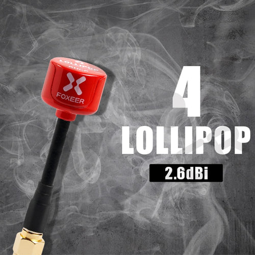 2pcs FOXEER FPV Antenna Lollipop 4 Updated Version 5.8GHz RHCP 2.5Dbi SMA for FPV Racing Drone Fatshark Goggles TX RX