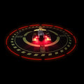 Drone Landing Pad with Night Vision LED Light, Universal 27.6" (70cm) Waterproof Fast-Foldable Landing Pad for DJI Mini 5 Pro/ 4/3 Pro/4K/DJI Neo/Flip/Mavic 3/RC Quadcopters