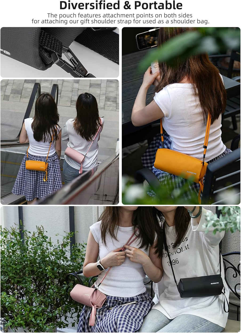 Carrying Case for DJI Osmo Pocket 3, Portable Travel Storage Shoulder Bag, Large Capacity Protective Handbag for DJI Osmo Pocket 3 Creator Combo Camera Accessories