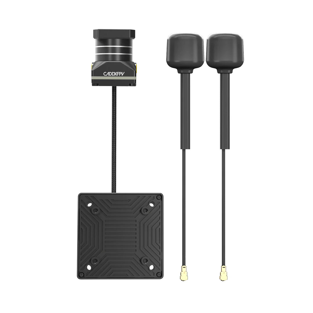 Caddx FPV Walksnail Moonlight Kit, Air Unit Pro for FPV Drone with Starlight Sensor, Dual Antennas, Digital Transmission System, 22ms Low Latency, 4km Max Range,160° FOV, 4K/60fps Video Recording