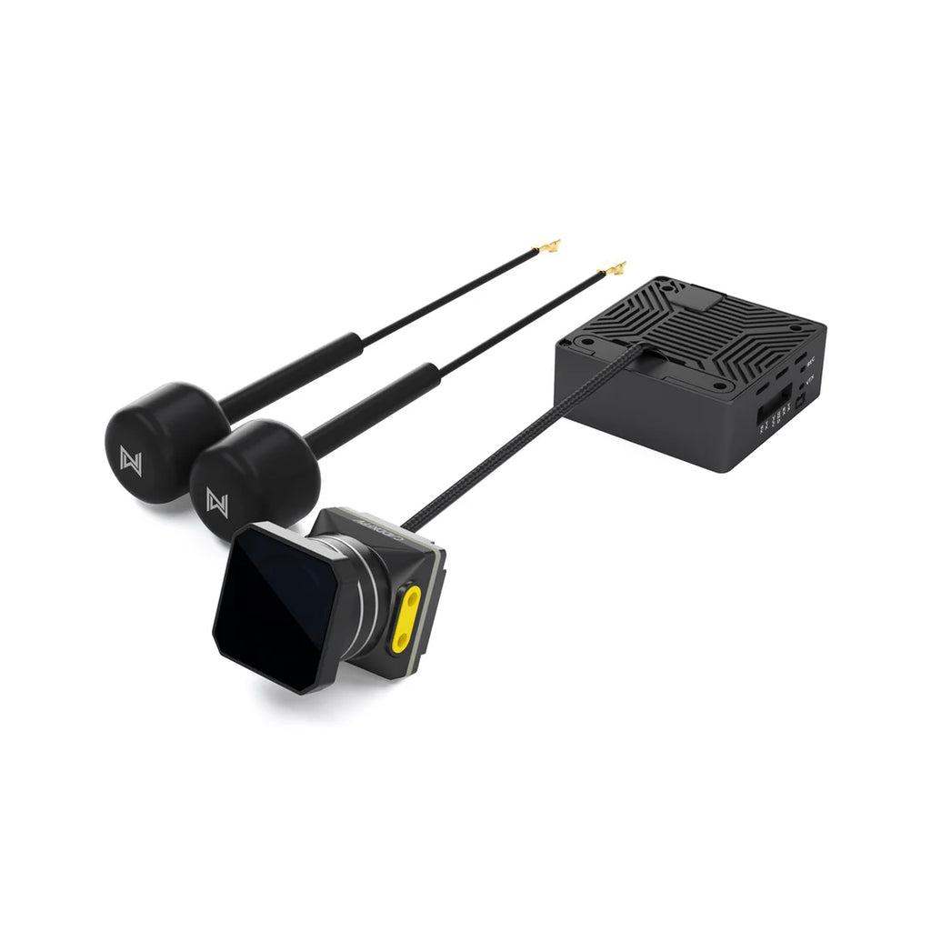 Caddx FPV Walksnail Moonlight Kit, Air Unit Pro for FPV Drone with Starlight Sensor, Dual Antennas, Digital Transmission System, 22ms Low Latency, 4km Max Range,160° FOV, 4K/60fps Video Recording