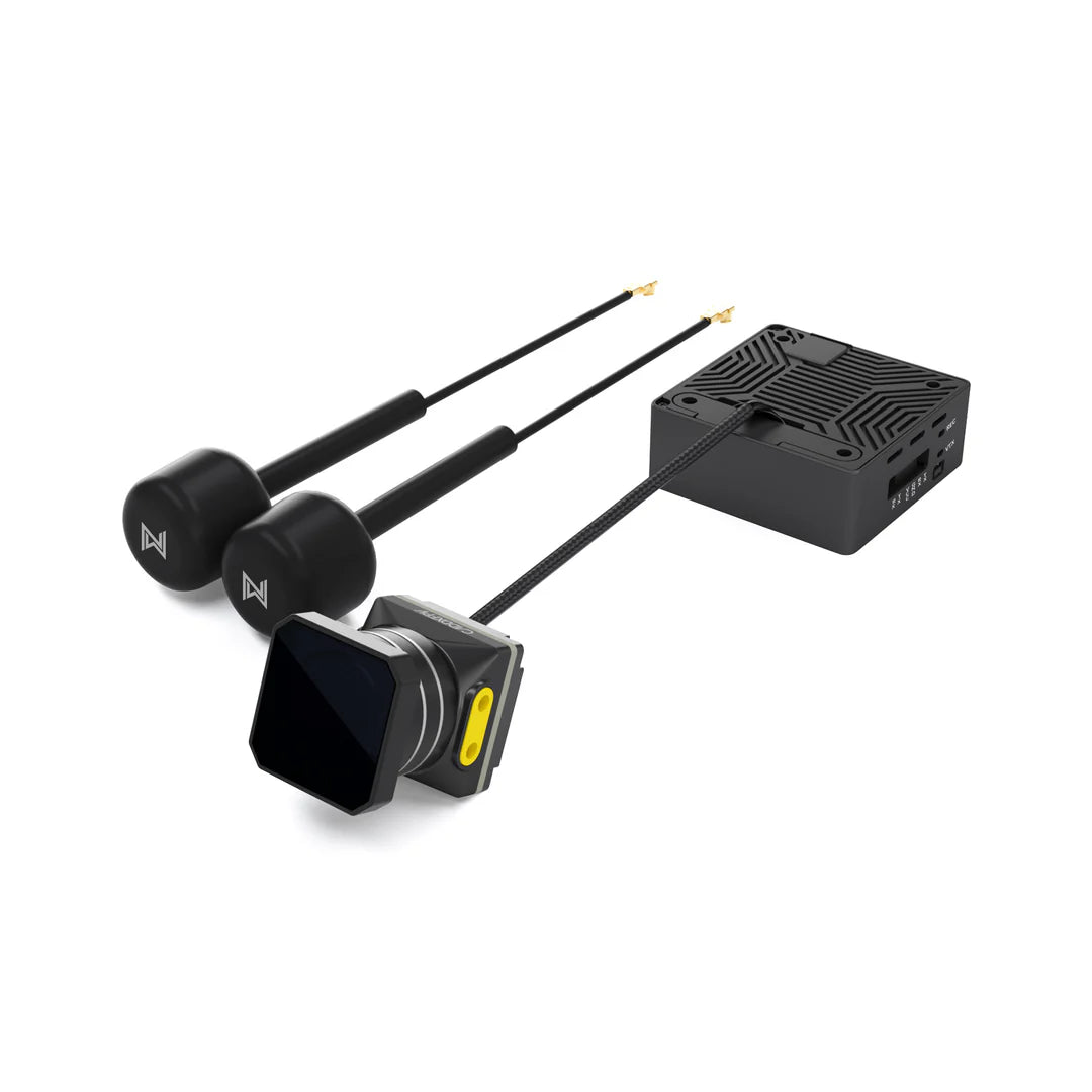 Caddx FPV Walksnail Moonlight Kit, Air Unit Pro for FPV Drone with Starlight Sensor, Dual Antennas, Digital Transmission System, 22ms Low Latency, 4km Max Range,160° FOV, 4K/60fps Video Recording